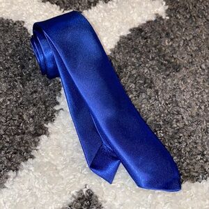 Handmade Blue Shiny Tie